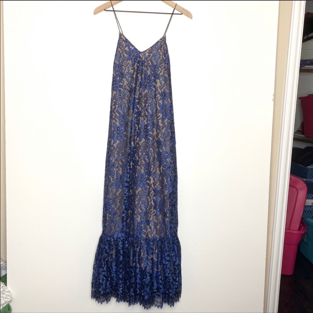 Anthro Moulinette Soeurs Celestial Lace Maxi Dress